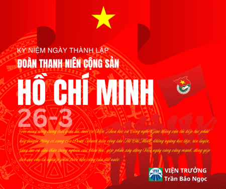 Thư Chúc Mừng Nhân Kỷ Niệm Ngày Thành Lập Đoàn TNCS Hồ Chí Minh