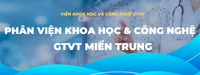 Phân Viện Khoa học và Công nghệ GTVT Miền Trung